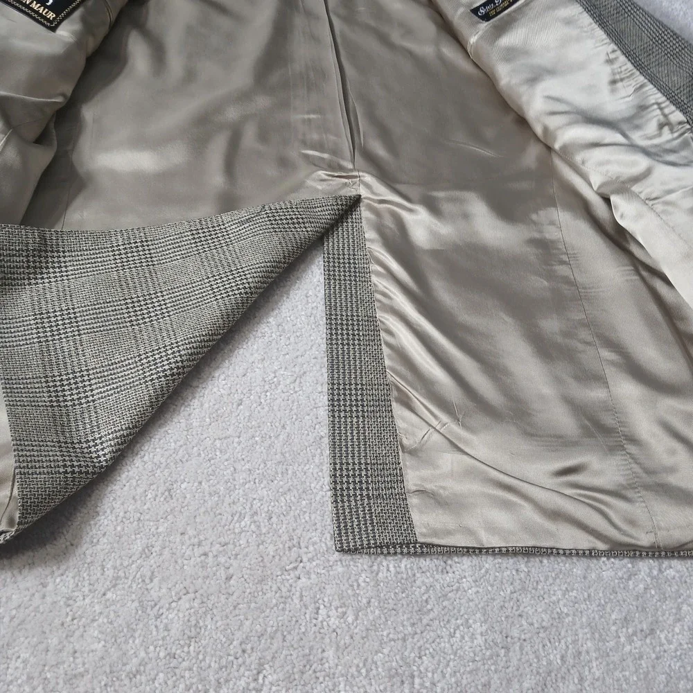Hart Schaffner Marx Men's Sport Classic Houndstooth 42L-Made USA wool blend $395